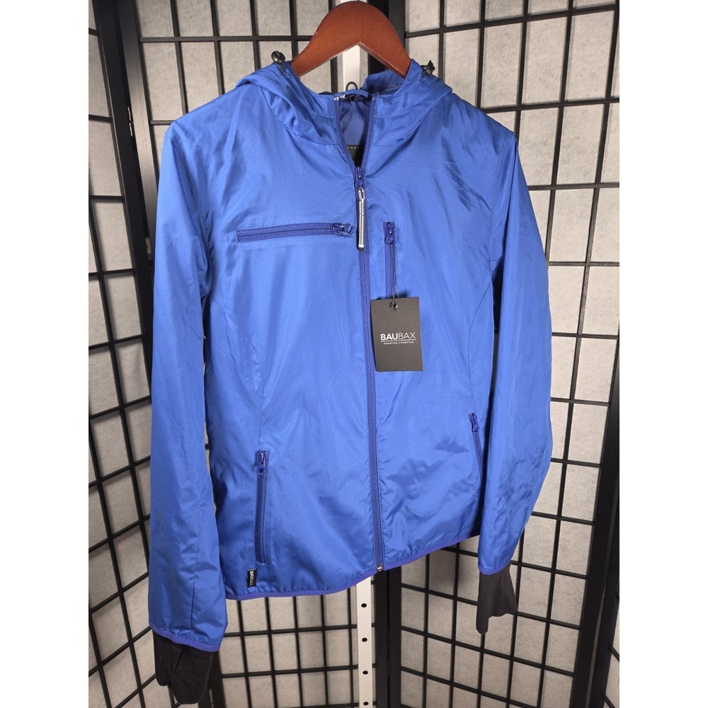 New BAUBAX Gorpcore Outdoor Men's Blue Windbreaker Jacket XL‎